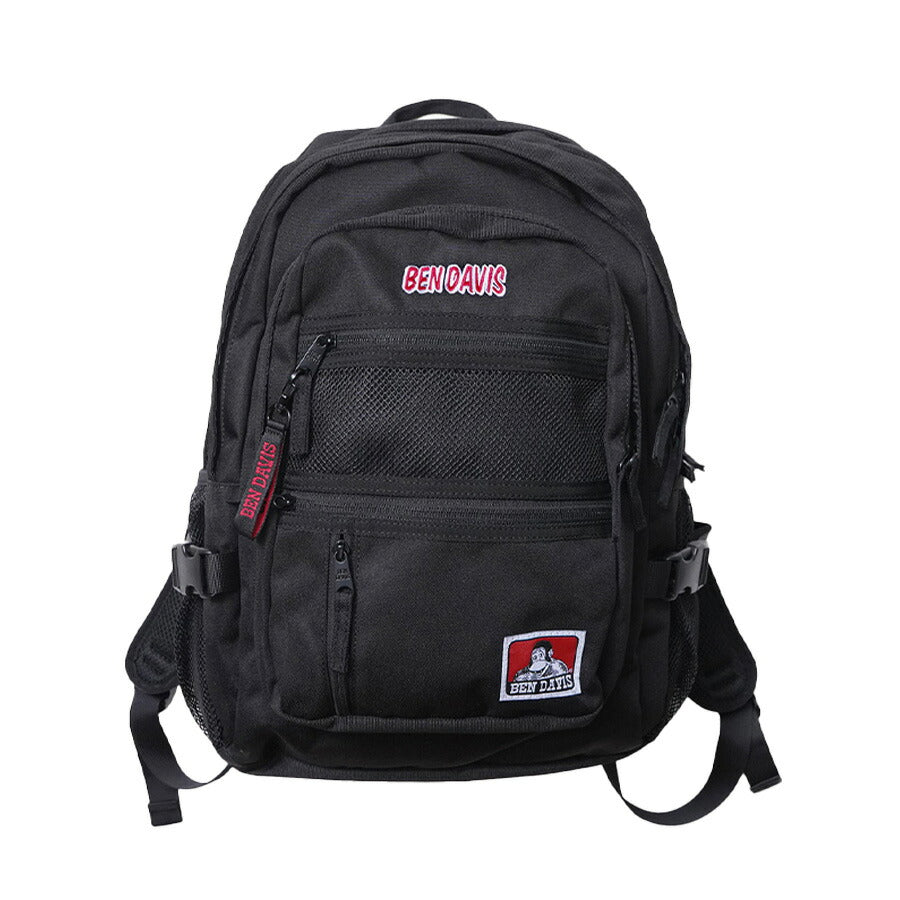 【BEN DAVIS】リュック 大容量 ベンデイビス BDW-8301 NEW MESH XL-PACK 2 32L バックパック リュック スクールバッグ パソコン タブレット ポケット スマイリング ゴリラ 刺繍 撥水