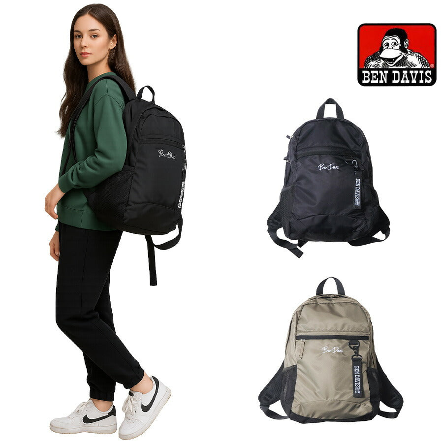 【BEN DAVIS】リュック 大容量 bdw8414 SMALL DAYPACK 12L リュックサック かばん バッグ 通学 部活 中高生 ユニセックス ギフト プレゼント ブラック
