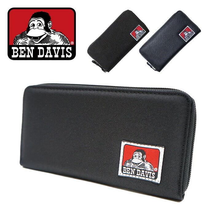 BEN DAVIS ベンデイビス 長財布 bdw9194 財布 レディース メンズ フェス 大容量 小銭入れ ウォレット 人気 可愛い シンプル 実用的 プレゼント 送料無料 ブラック 使いやすい ギフト プレゼント 記念日 お祝い 学生 通学 ブランド ストリート