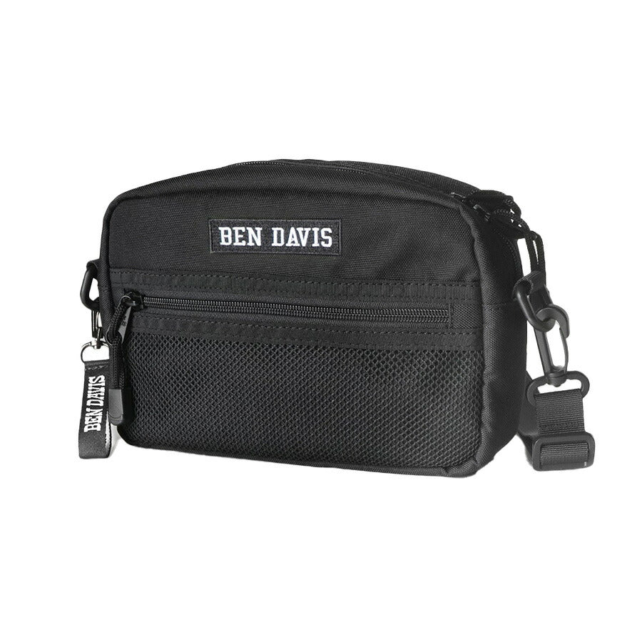 【BEN DAVIS】BDW-9281 ショルダーバッグ かばん 斜め掛け ショルダー スポーティー ストリート ブラック 使いやすい ユニセックス