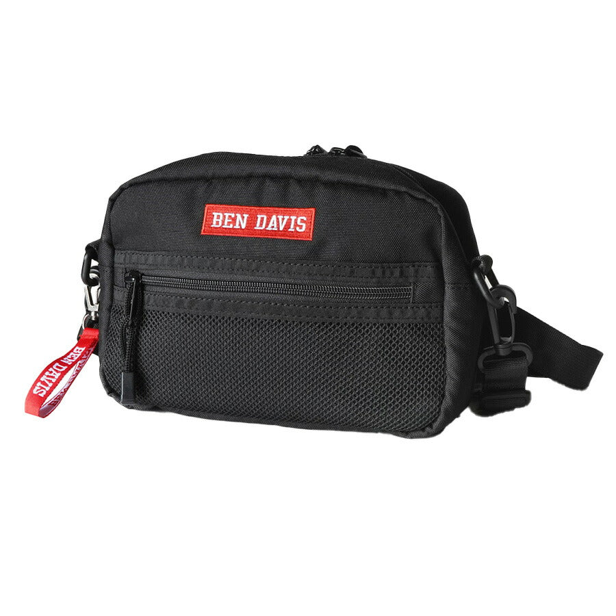 【BEN DAVIS】BDW-9281 ショルダーバッグ かばん 斜め掛け ショルダー スポーティー ストリート ブラック 使いやすい ユニセックス