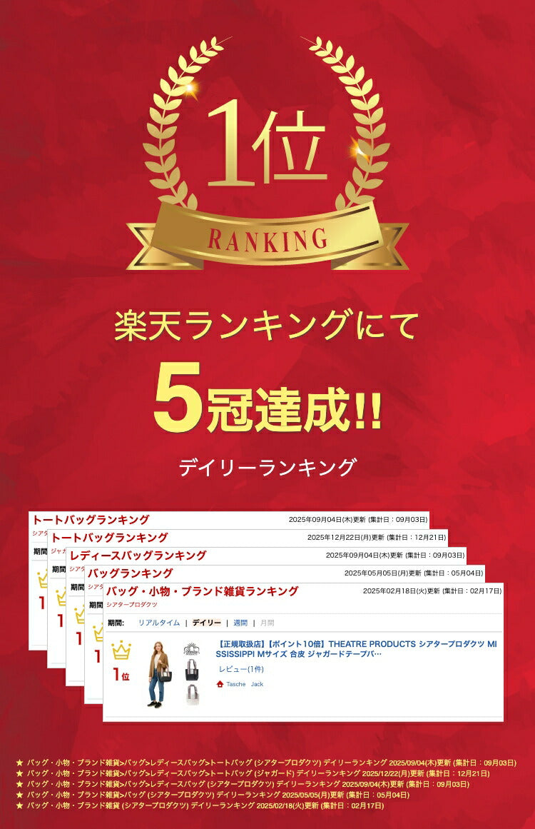 【正規取扱店】THEATRE PRODUCTS シアタープロダクツ MISSISSIPPI Mサイズ 合皮 ジャガードテープバッグ トートバッグ カバン 鞄 レディース 人気 オシャレ インスタ 表参道 注目 BL191199 送料無料