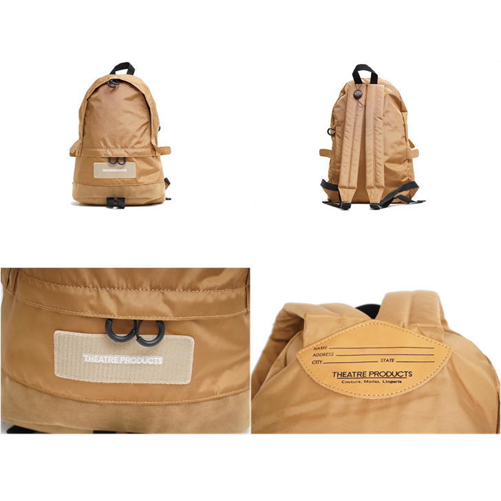 【正規取扱店】THEATRE PRODUCTS シアタープロダクツ バックパック BL200456 リュック デイパック 鞄 レディース 人気 オシャレ インスタ 表参道 正規品 送料無料