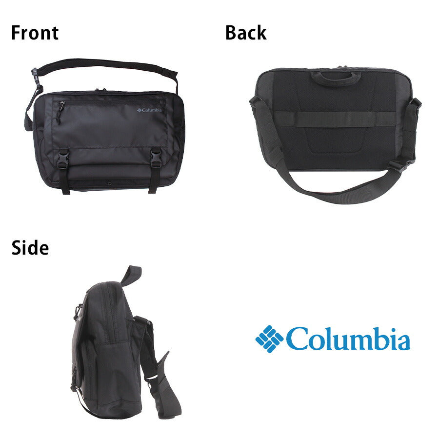 【Columbia】 pu8779 HacketPath ショルダーバッグ 斜め掛け かばん カバン 鞄 撥水 軽量 カジュアル シンプル ユニセックス ギフト プレゼント ブラック