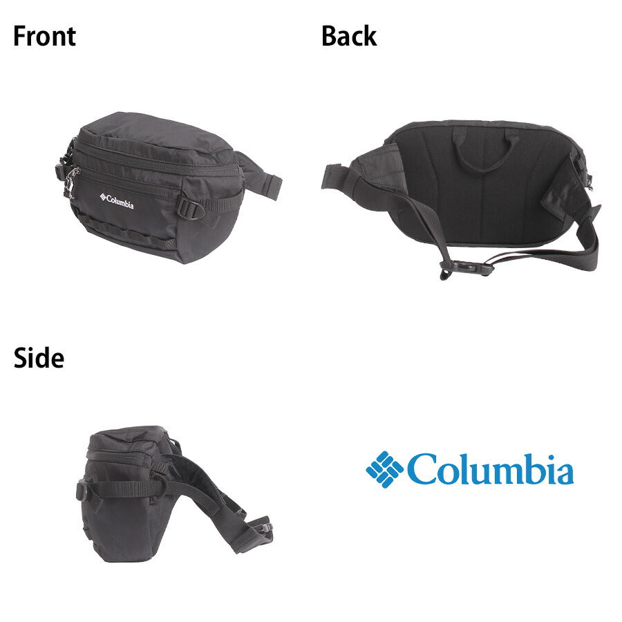 Columbia pu8815 Big Muddy Road ヒップバッグ 斜め掛け 鞄 カバン かばん バッグ 普段使い 使いやすい シンプル ユニセックス プレゼント ギフト ブラック
