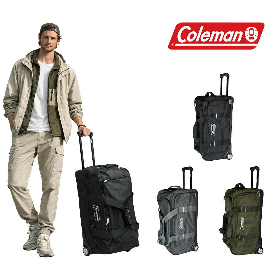 【Coleman】 14-11 ボストンキャリー 70L キャリーバッグ 5〜6泊 大容量 スポーツ アウトドア 旅行 かばん カバン 鞄 ユニセックス ギフト ブラック