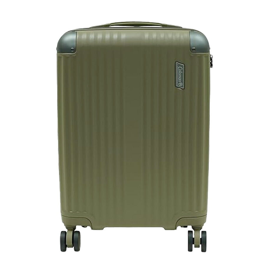 【Coleman】 14-69 PC100 キャリー 38-46L スーツケース 拡張機能付き ダブルホイール ユニセックス 出張 宿泊 旅行 大容量 ジッパータイプ プレゼント ブラック