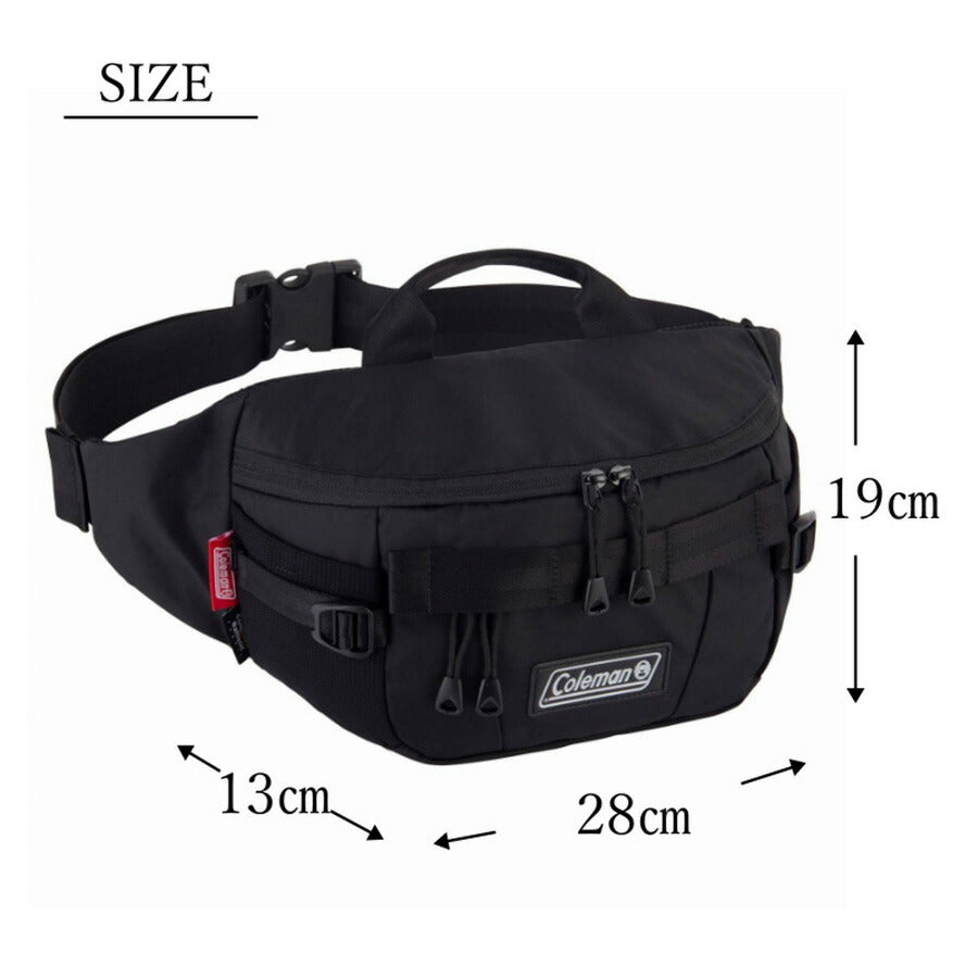【レターパック発送/時間指定不可】Coleman コールマン AITHRIA WAIST BAG エスリアウエストバッグ ウエストポーチ ボディバッグ 2WAY 鞄 撥水 メンズ レディース アウトドア 旅行 通勤 バッグ 通学 学生 おしゃれ 人気
