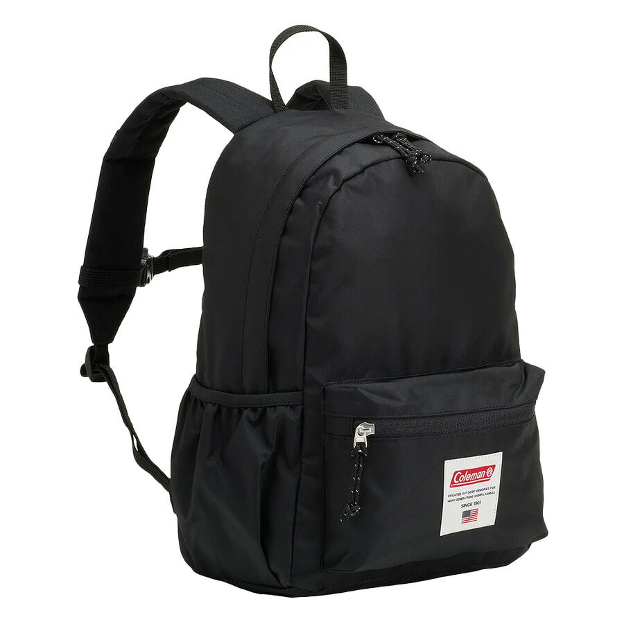 【Coleman】 kids006 デイパックミニ かばん バッグ リュック キッズ ジュニア シンプル コールマン 登園 通学 小学生 ユニセックス プレゼント ギフト ブラック