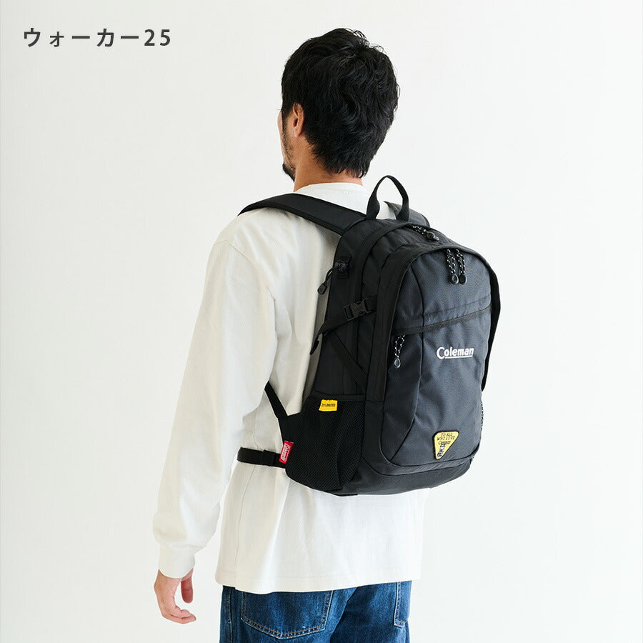【Coleman】ウォーカー25 20TH リミテッド リュック 限定 バックパック 復刻 walker25 25L コールマン メンズ レディース バックパック かばん シンプル おしゃれ 大容量 普段使い アウトドア ユニセックス ブラック 予約