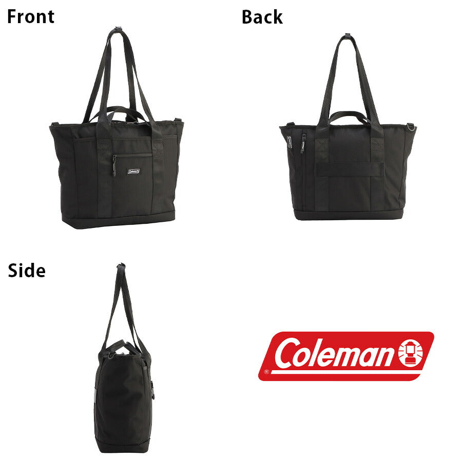 【Coleman】 ob013 2214030 アウトビズトートホリゾン 肩掛け 手持ち 斜め掛け かばん カバン 鞄 カジュアル シンプル 通勤 ユニセックス ギフト ブラック