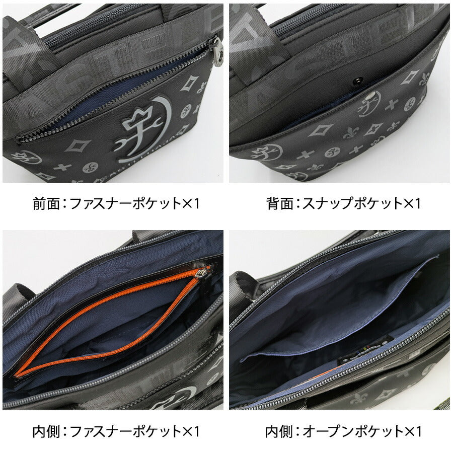 CASTELBAJAC 060551 ウェット トートバッグ 斜め掛け 手持ち 2wayバッグ かばん コンパクト 普段使い ユニセックス メンズ プレゼント ギフト ブラック