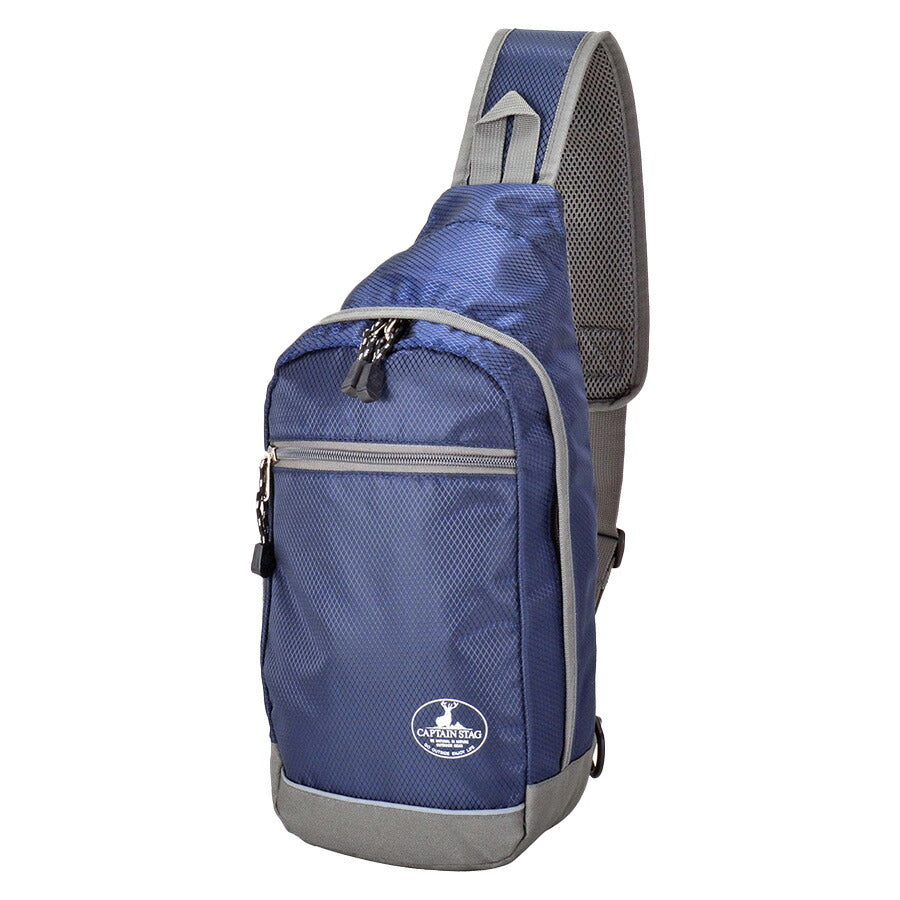 【CAPTAIN STAG】 1316 ボディバッグ かばん バッグ 斜め掛け シンプル おしゃれ かっこいい 便利 使いやすい メンズ プレゼント ギフト ブラック