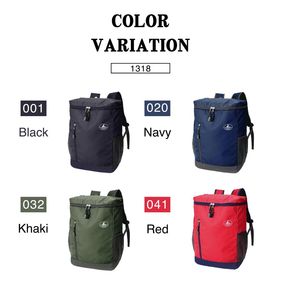 【CAPTAIN STAG】 1318 スクエアリュック 26L かばん バッグ バックパック シンプル おしゃれ かっこいい 便利 使いやすい メンズ プレゼント ギフト ブラック