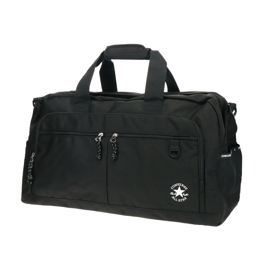 【CONVERSE】 20076 55L ボストン トラベルバッグ 肩掛けかばん 部活 遠征 軽量 シンプル カジュアル 中高生 大学生 ユニセックス プレゼント ギフト ブラック