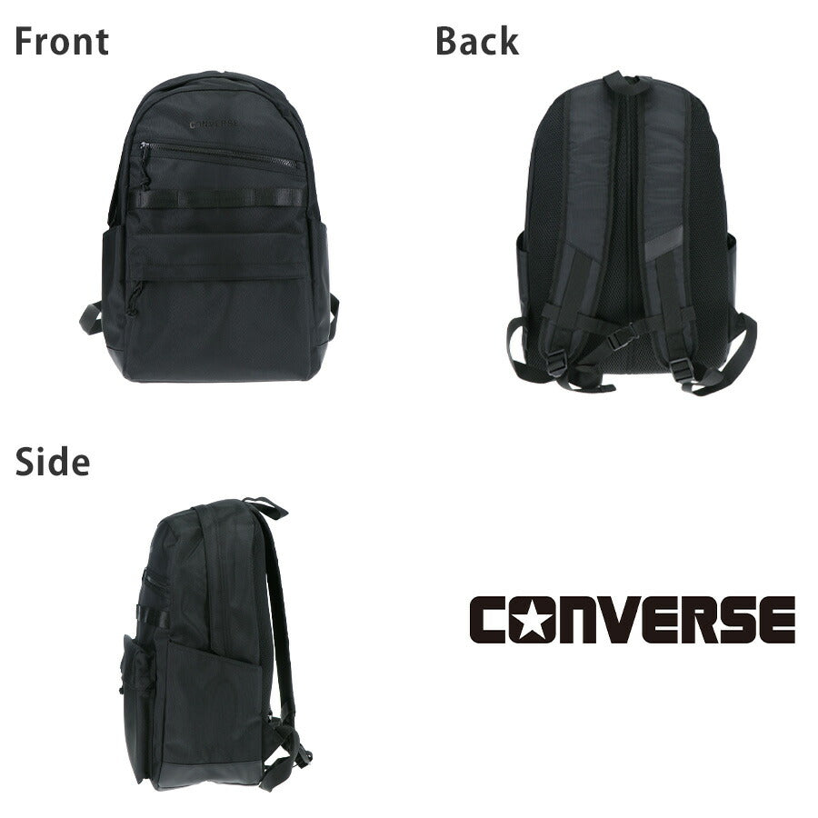 【CONVERSE】 リュック 大容量 20103 25L デイパック リュックサック かばん バッグ 通学 学生 耐水 スクール ユニセックス ギフト プレゼント ブラック