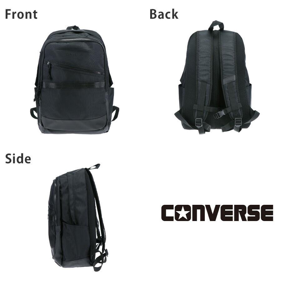 【CONVERSE】 リュック 大容量 20104 30L デイパックM リュックサック かばん バッグ 通学 学生 耐水 スクール ユニセックス ギフト プレゼント ブラック