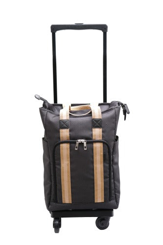 SWANY スワニー D-499 ドゥマーノ 4輪ストッパー ワンタッチ 2Way ハンドバッグ トート キャリー ダストガード レディース 旅行 買い物 撥水 ハンドル調節 機内持込 B4 おしゃれ 大人 シンプル 便利 上品 快適 送料無料