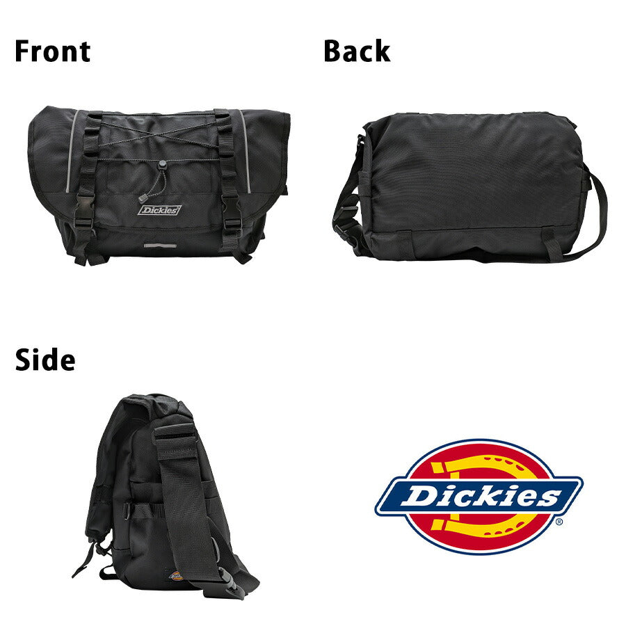 【Dickies】 80676400 DK CITYWAORK MESSENGER BAG かばん バッグ ショルダーバッグ 斜め掛け おしゃれ 普段使い 便利 ユニセックス プレゼント ギフト ブラック