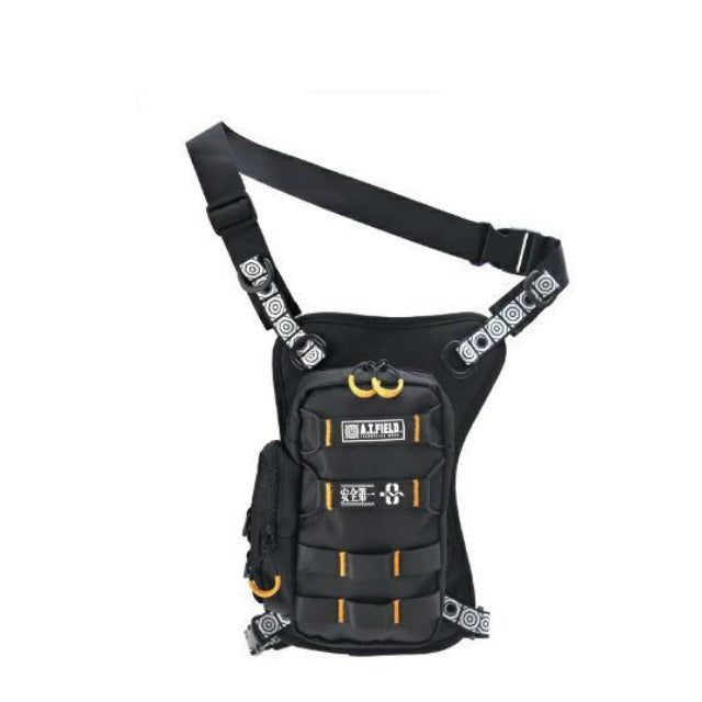 【レターパック配送/日時指定不可】DEVICE 【新世紀エヴァンゲリオンコラボ】DEVICE×A.T.FIELD CORDURA レッグポーチ エヴァ レッグ バッグ ショルダー ボディーバック 自転車 バイクDLN80068