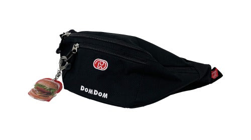 【レターパック配送/時間指定不可】DOMDOM ドムドム DM005 ウエストバッグ ボディバッグ 斜め掛け サコッシュ ウエストポーチ 普段使い アウトドア 旅行 散歩 おしゃれ 可愛い どむぞう ドムドムバーガー ノベルティ キーホルダー 正規品