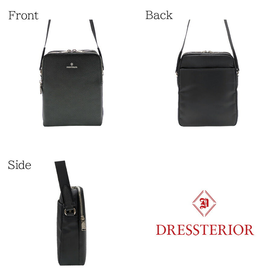 【DRESSTERIOR】 865111 タテ型ショルダーバッグ 鞄 かばん カバン バッグ ドレステリア 普段使い 使いやすい 便利 プレゼント 贈り物 ギフト 日本製