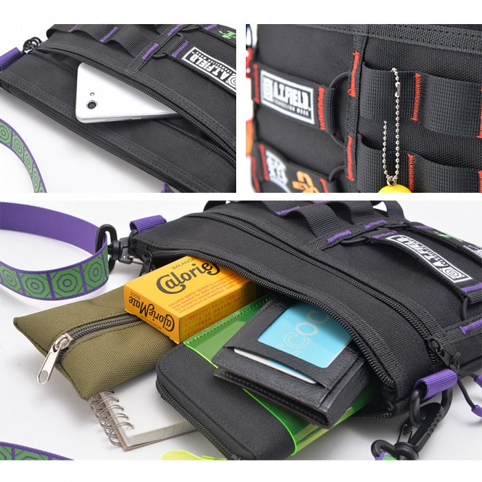 【クリックポスト】DEVICE 【新世紀エヴァンゲリオンコラボ】DEVICE×A.T.FIELD CORDURA サコッシュバッグ エヴァ サコッシュ バッグ ショルダー 斜め掛け 初号機 弐号機 零号機 デバイス