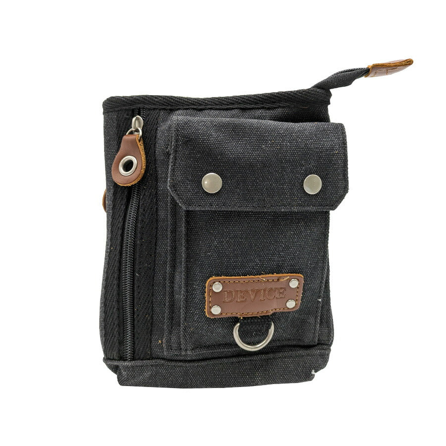 【DEVICE】 dch30019 2WAYシザーケース ミニショルダー ショルダーバッグ ミリタリー シンプル カジュアル 便利 使いやすい メンズ プレゼント ブラック