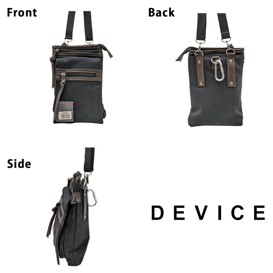 【DEVICE】 dch40025 マディソン 2wayウエストバッグバッグ シザーケース ウエストポーチ かばん バッグ かっこいい カジュアル メンズ ギフト ブラック