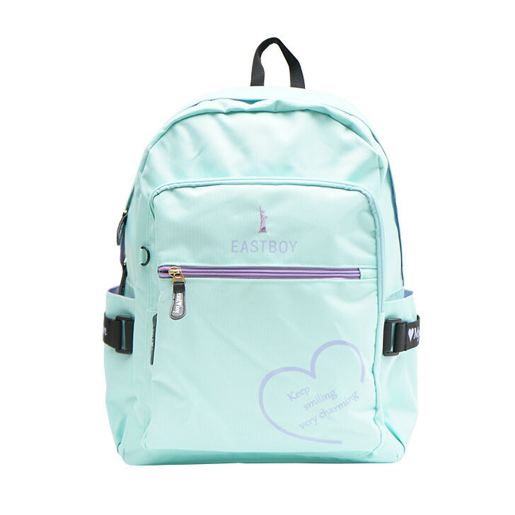 【正規取扱店】EASTBOY イーストボーイ マカロン 19L キッズリュック eba35 キッズ リュックサック バックパック デイパック ロゴ ワンポイント ハート 柄 使いやすい シンプル 通園 通学 遠足 学童 習い事 塾 お出かけ