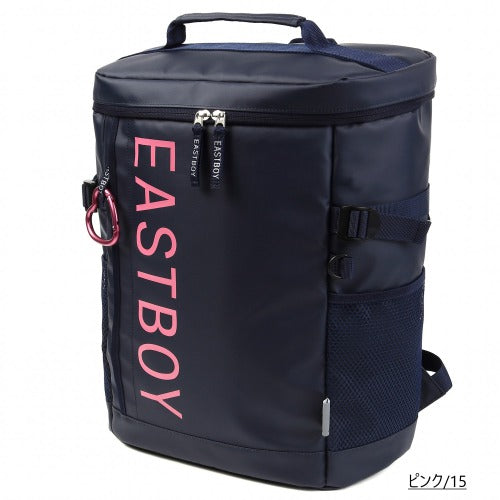 【EASTBOYオリジナルノベルティ付】EASTBOY イーストボーイ スクエア型 リュックサック 22L B4 EBY19 デイパック バックパック スクール レディース 大容量 部活 習い事 学生 シンプル 高校生 中学生 ノベルティ おしゃれ かわいい 通塾 塾 送料無料