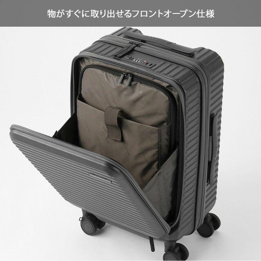 【EDGELINK】05801 CRUZBOX スーツケース 33L 1-2泊 キャリーケース 機内持ち込み 大容量 旅行 シンプル 使いやすい ユニセックス プレゼント ギフト ブラック