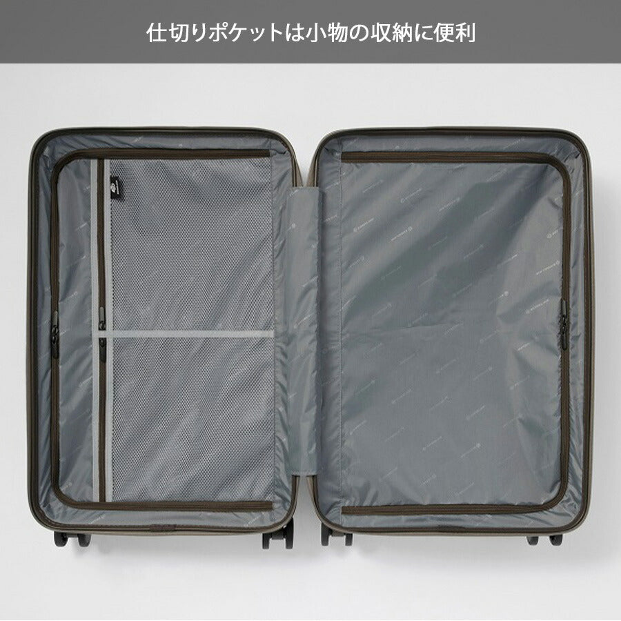 【EDGELINK】05803 CRUZBOX スーツケース 64L 5-7泊 キャリーケース 大容量 旅行 出張 シンプル 使いやすい ユニセックス プレゼント ギフト ブラック