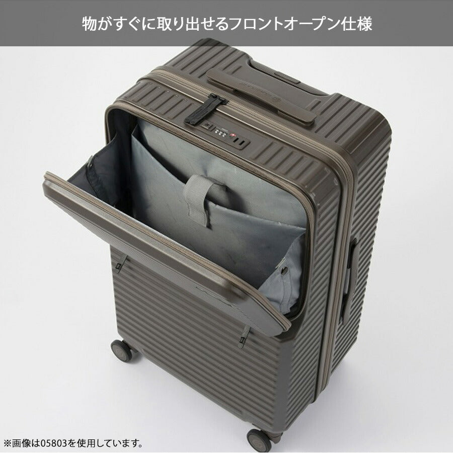【EDGELINK】05804 CRUZBOX スーツケース 101L 6泊以上 キャリーケース 大容量 旅行 出張 シンプル 使いやすい ユニセックス プレゼント ギフト ブラック