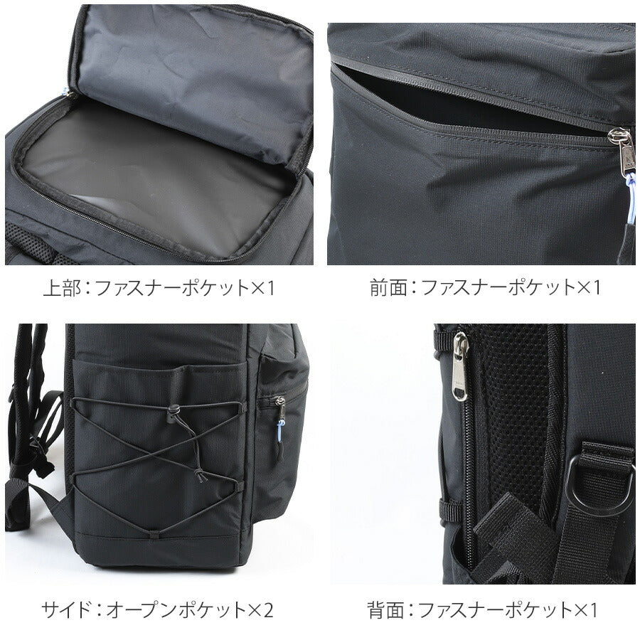 【EASTBOY】 リュック 大容量 eba90 キャンドル 32L リュックサック かばん バッグ 鞄 軽量 撥水 通学 学生 かわいい レディース ギフト プレゼント ブラック