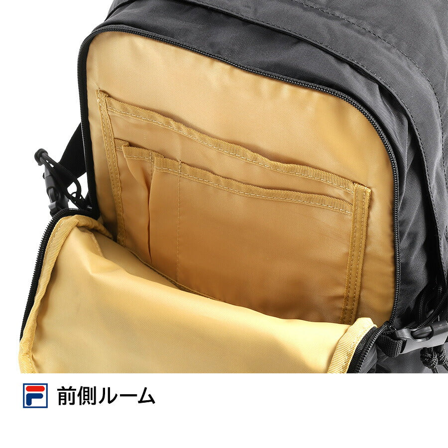 【FILA】リュック 大容量 7835 ボレロ バックパック かばん カバン 鞄 バッグ シンプル フィラ ブラック 使いやすい お出かけ 普段使い ユニセックス 軽量