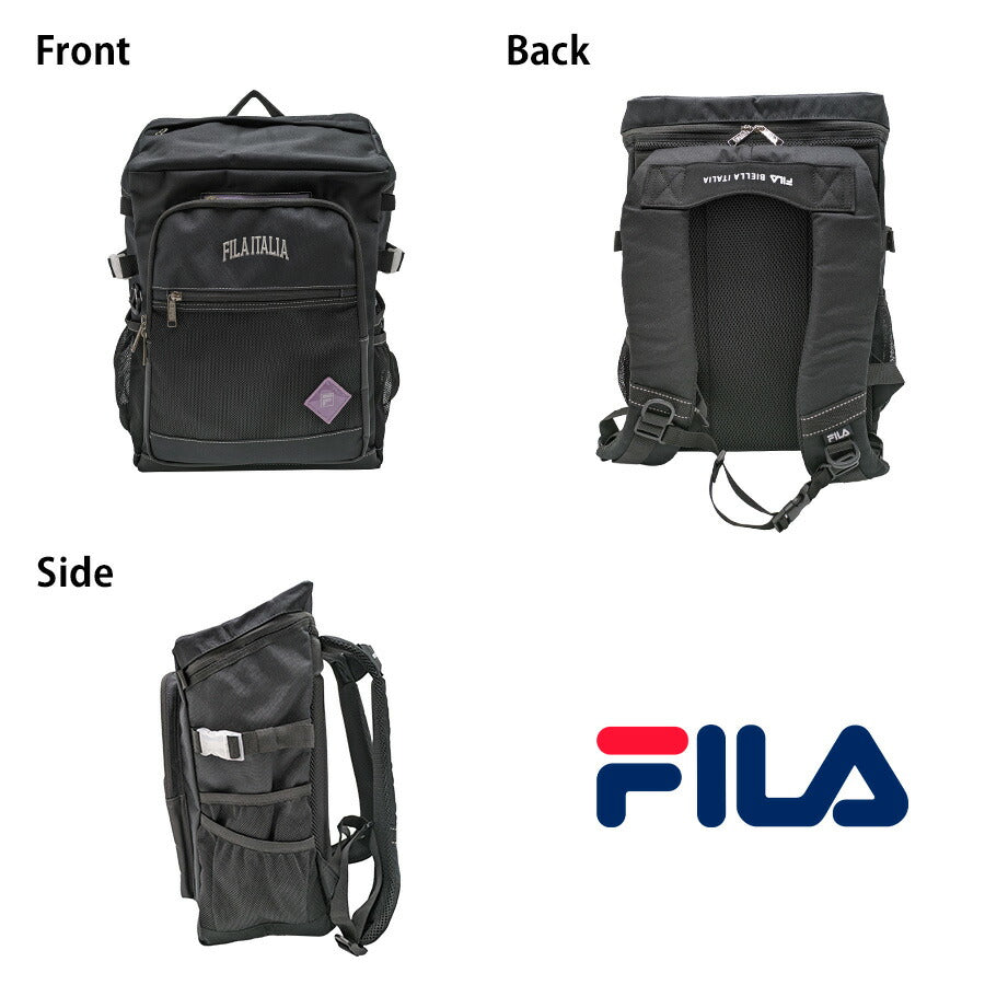 【FILA】 リュック 大容量 7865 デイブレイク スクエア 30L リュックサック スクール かばん バッグ 通学 中高生 ユニセックス ギフト プレゼント グリーン
