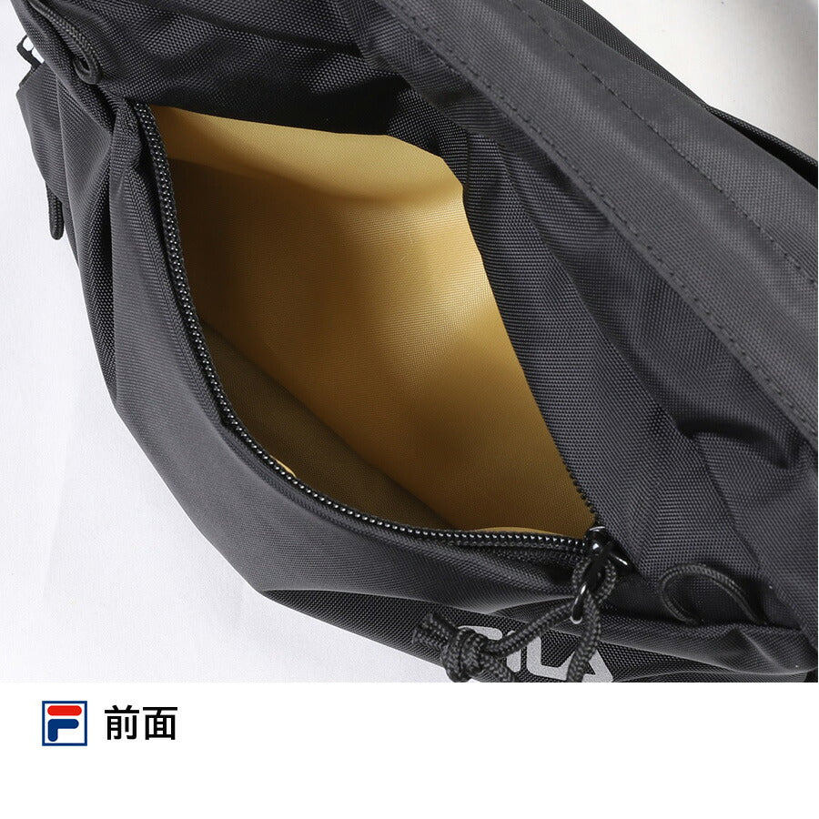 【FILA】7876 ボレロ ウエストショルダー 斜め掛け かばん カバン 鞄 バッグ シンプル ブラック ユニセックス 軽量
