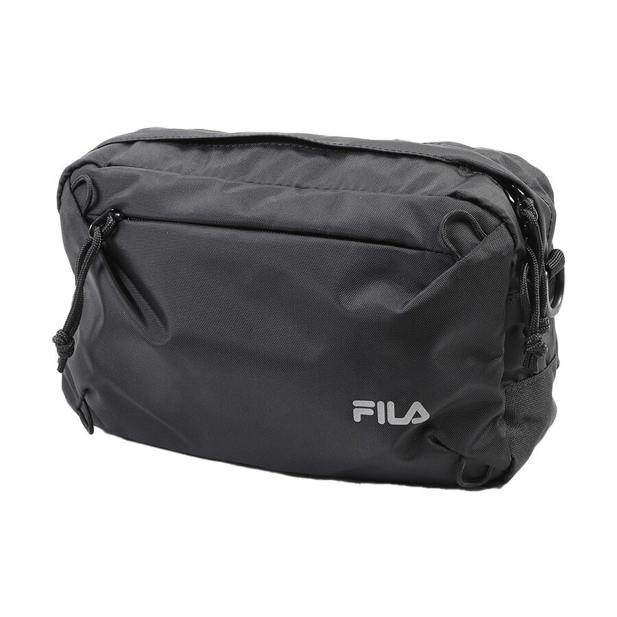 【FILA】7876 ボレロ ウエストショルダー 斜め掛け かばん カバン 鞄 バッグ シンプル ブラック ユニセックス 軽量