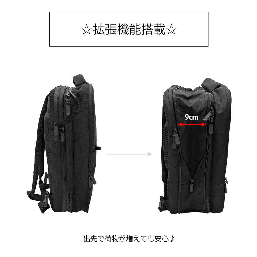 【GLEVIO】 fs09 2WAYリュック バックパック かばん カバン 鞄 バッグ ビジネス 通勤 普段使い 使いやすい シンプル ユニセックス ギフト プレゼント ブラック