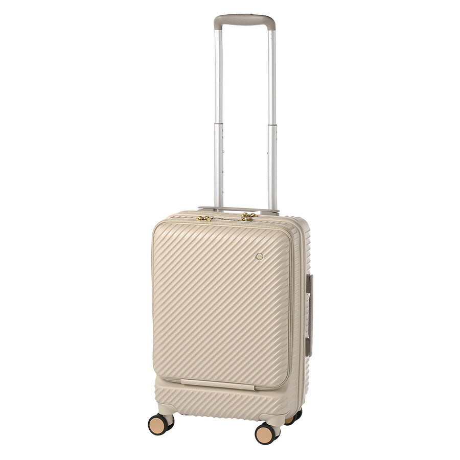 【HaNT】06752 アワーズ スーツケース 31L キャリーケース 2〜3泊 旅行 宿泊 出張 キャリーバッグ TSロック シンプル ハント チャコールブラック ディープシーネイビー バニラアイボリー シェルピンク 使いやすい おしゃれ お出かけ 大容量