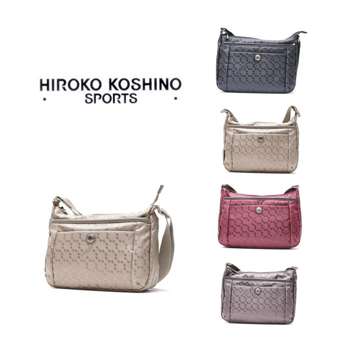 【レターパック配送/時間指定不可】HIROKO KOSHINO SPORTS ヒロココシノスポーツ 横型ショルダー(S) HSBP3930 斜め掛け 鞄 カバン バッグ 超軽量 旅行 レディース 女性 おしゃれ 人気 母の日 送料無料