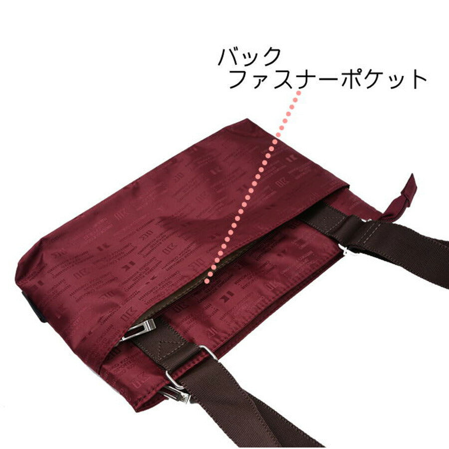 HIROKO KOSHINO SPORTS ヒロココシノ 横型 ショルダーバッグ 斜め掛け 肩掛け カバン サコッシュ ショルダー レディース HLD23 お出かけ サブバッグ 旅行 軽量 エレガント ギフト プレゼント 母の日