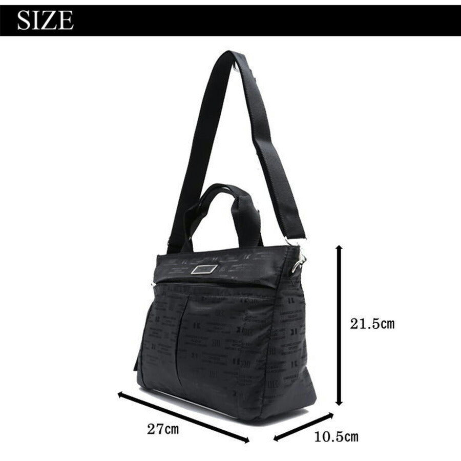 【レターパック配送/時間指定不可】HIROKO KOSHINO SPORTS ヒロココシノ 2WAY トートバッグ ショルダー 斜め掛け 肩掛け カバン サコッシュ ショルダー レディース HLD26 お出かけ サブバッグ 旅行 軽量 ギフト プレゼント 母の日 敬老の日