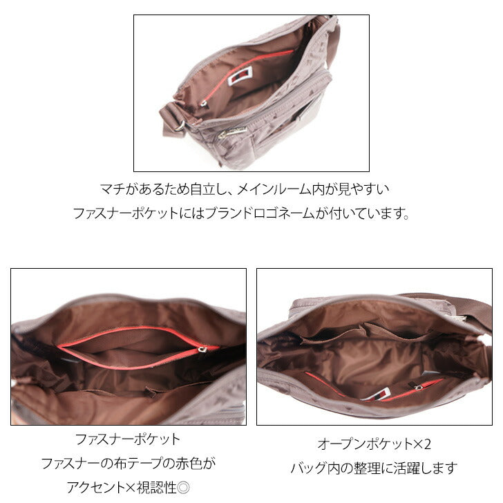 HIROKO KOSHINO SPORTS コシノヒロコ HSBQ4510 ショルダーバッグ 縦型 タテ型 ショルダー バッグ 斜め掛け 肩掛け カバン サコッシュ レディース お出かけ サブバッグ 旅行 軽量 エレガント ギフト プレゼント 母の日 敬老の日
