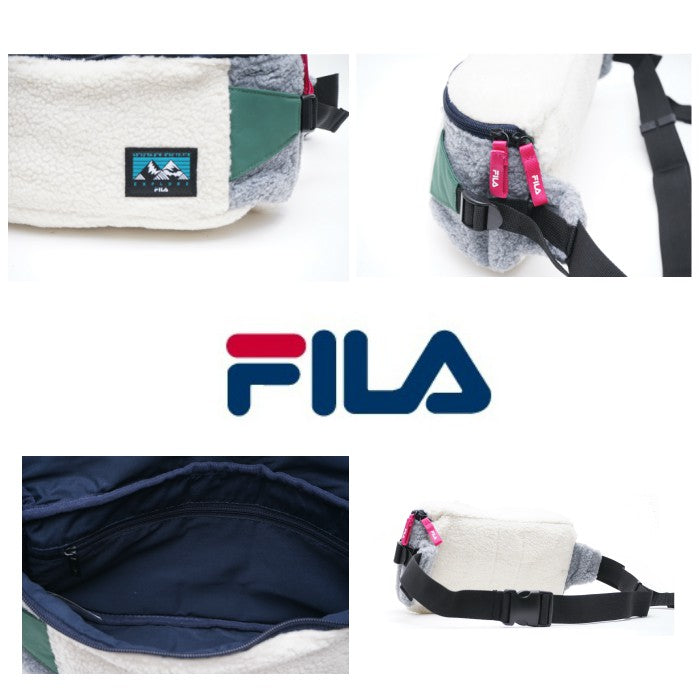 BTS着用モデル FILA フィラ ボア ボディバッグ ウエストバッグ No.FS3BCC6379Xウエストポーチ バンタン バッグ カバン 鞄 メンズ レディース ユニセックス 人気 送料無料《北海道、沖縄、離島代引き不可》