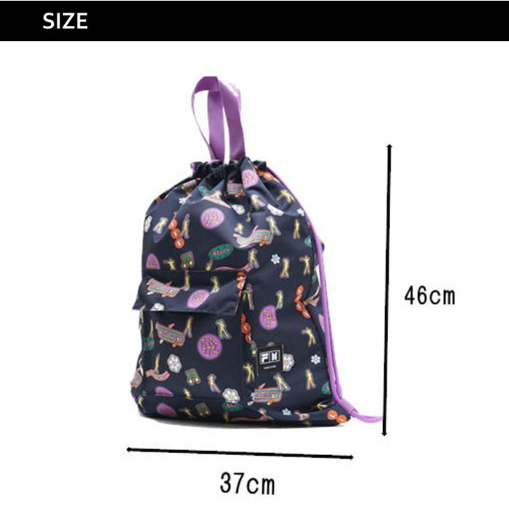 【数量限定ノベルティ対象商品】BTSxFILALet'sBeDYNAMITE STRINGBAG ナップサック No.FS3BCD6C16X ユニセックス リュック 通学 習い事 ARMY 軽量 バッグ 人気 おしゃれ 送料無料 トレンド 正規販売店