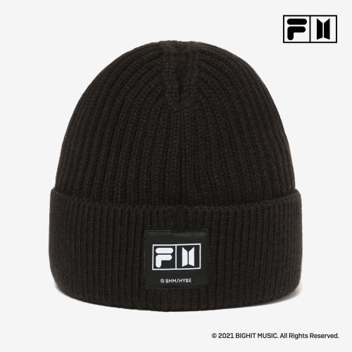 【数量限定ノベルティ対象商品】BTSxFILALet'sBeDYNAMITEBeanie フィラ ダイナマイト ビーニー ニット帽 帽子 ARMY ノベルティ 限定 人気 おしゃれ 送料無料 韓国 トレンド 正規販売店