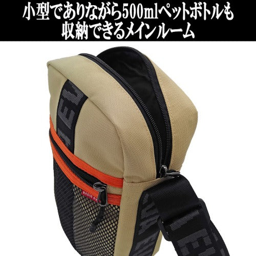 【レターパック配送/日時指定不可】RADIO EVA×FIRE FIRST(ラディオエヴァ&ファイヤーファート) EVFF-21ミニショルダーバッグ スクエアショルダー エヴァコラボ エヴァンゲリオン メッシュ シンプル おでかけ 旅行 ギフト《北海道、沖縄,、離島、代引き不可》