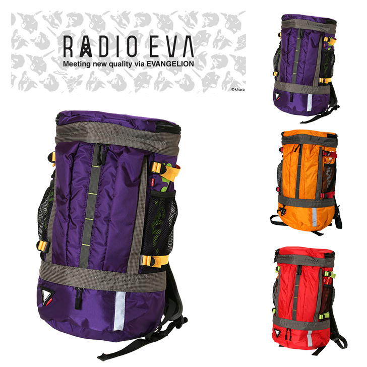 RADIO EVA×FIRE FIRST(ラディオエヴァ&ファイヤーファート) EVFF-44 ABOVE ROUND BACK PACK リュック バックパック エヴァコラボ バッグ レインカバー 防水 撥水 おでかけ 旅行 ユニセックス 男女兼用 ギフト《北海道,沖縄,離島,代引き不可》